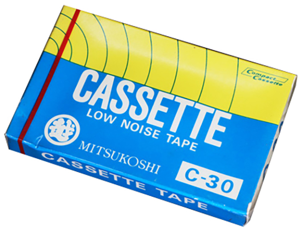 Compact Cassette Mitsukoshi 30 Type I Normal 1973 Japan