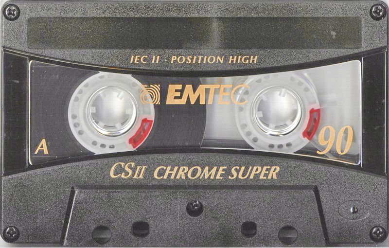 Compact Cassette Emtec CS II Chrome Super 90 Type II Chrome 2004 Europe