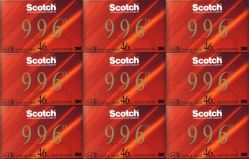 Compact Cassette: 3M Scotch - 996 X-II 46