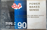 Compact Cassette PMS 90 "Power Make Sense" Type I Normal Hong Kong