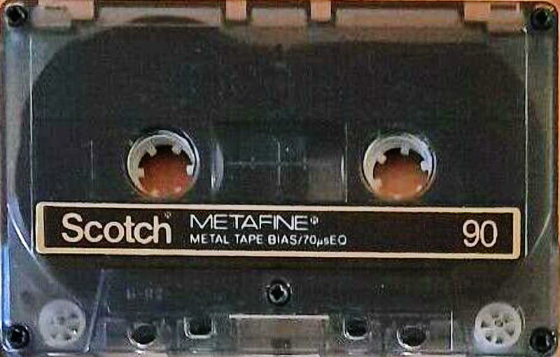Compact Cassette Scotch Metafine 90 Type IV Metal 1981 USA