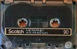 Compact Cassette Scotch Metafine 90 Type IV Metal 1981 USA