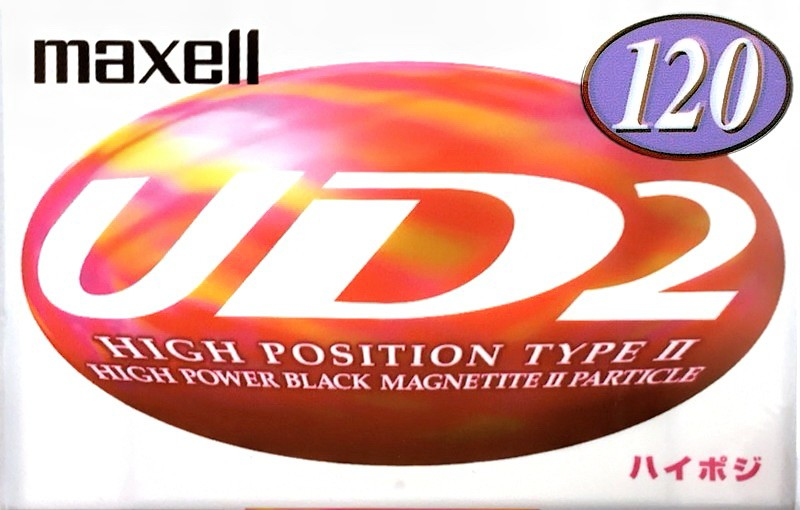 Compact Cassette Maxell UDII / UD2 120 "UD2-120L" Type II Chrome 1997 Japan