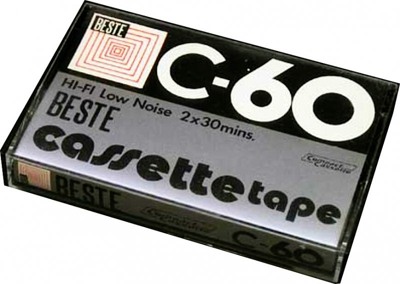 Compact Cassette Beste 60 Type I Normal 1978 Hong Kong