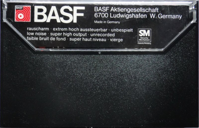 Compact Cassette BASF Ferro Super LH 60 "Oval Window" Type I Normal 1977 Germany