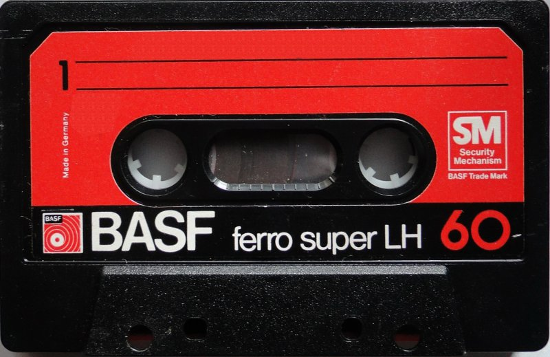 Compact Cassette BASF Ferro Super LH 60 "Oval Window" Type I Normal 1977 Germany