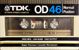 Compact Cassette TDK OD 46 Type I Normal 1982 Japan