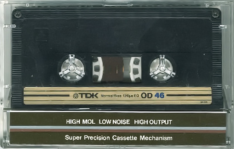 Compact Cassette TDK OD 46 Type I Normal 1982 Japan