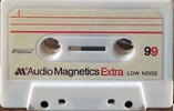Compact Cassette Audio Magnetics Extra 90 Type I Normal 1975 Europe