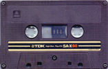 Compact Cassette TDK SA-X 60 Type II Chrome 1982 Australia, Europe