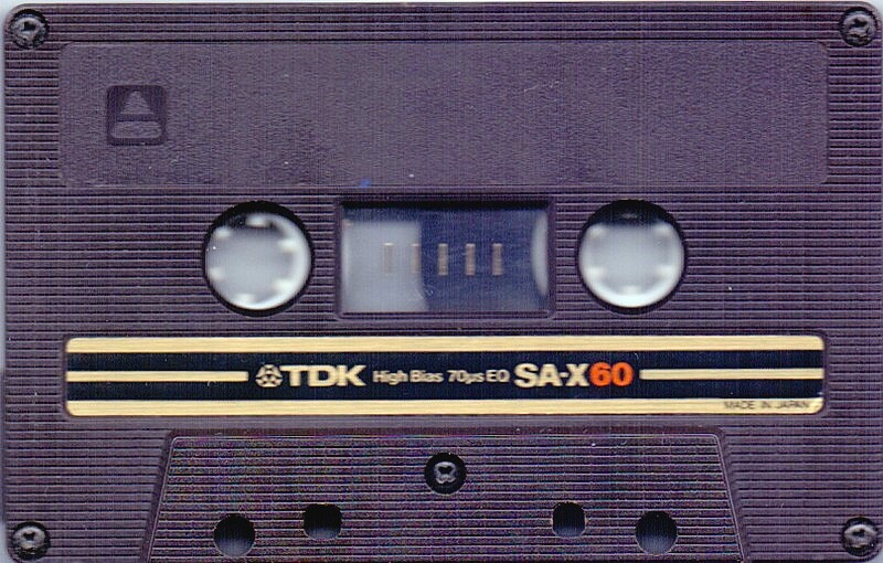 Compact Cassette: TDK  - SA-X 60