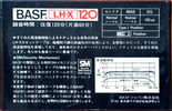 Compact Cassette BASF LH-X 120 Type I Normal 1982 Japan