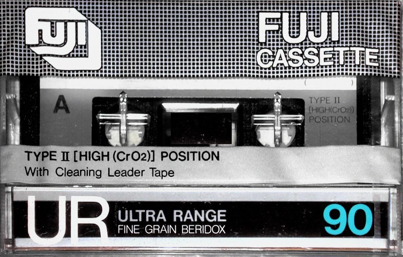 Compact Cassette Fuji UR 90 Type II Chrome 1980 Japan