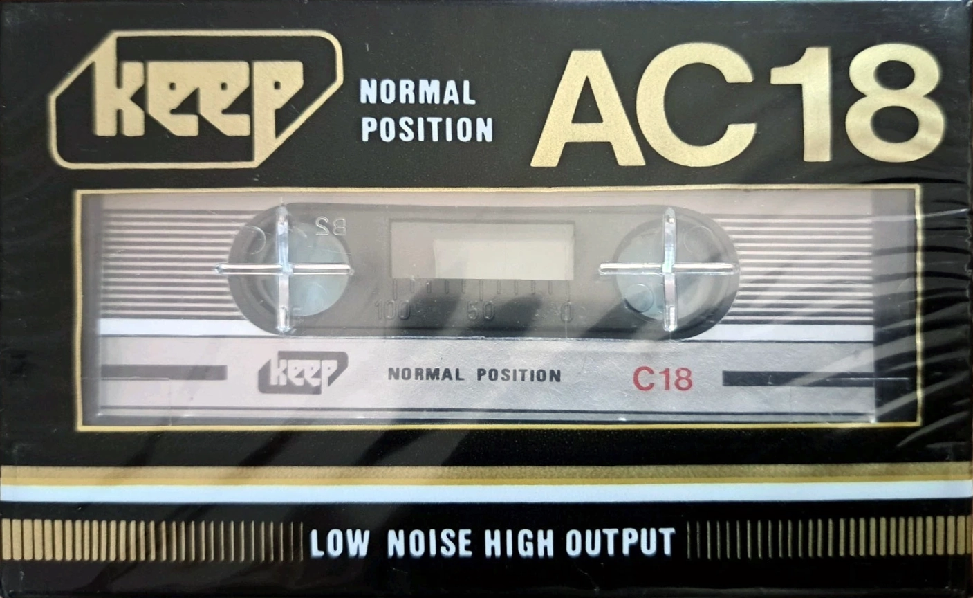 Compact Cassette KEEP AC 18 Type I Normal 1982 Japan