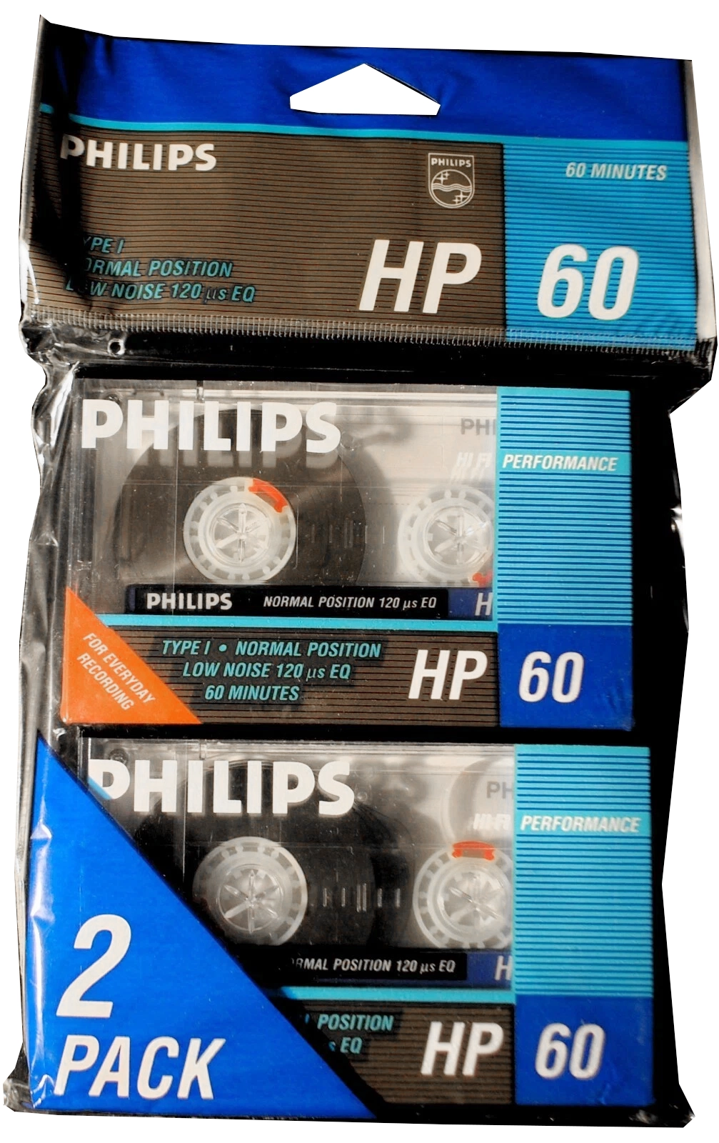 Soft Pack Philips HP 60 Type I Normal 1987 North America