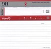 Video8, Hi8, Digital8 Sony HG 120 "Video8 P6-120HG" Type I Normal 1994 Japan