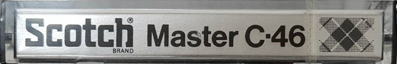 Compact Cassette Scotch Master 46 Type I Normal 1976 Japan