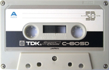 Compact Cassette TDK SD 60 "C-60SD" Type I Normal 1971 USA
