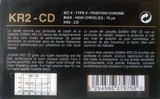 Compact Cassette Sunkai KR2-CD 60 Type II Chrome 1992 Europe