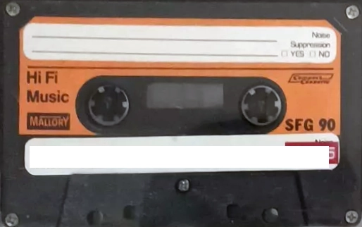 Compact Cassette Mallory SFG 90 "Duratape" Type I Normal Unknown Country