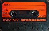 Compact Cassette Mallory SFG 90 "Duratape" Type I Normal Unknown Country