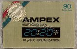 Compact Cassette Ampex 2020+ 90 Type II Chrome 1978 USA