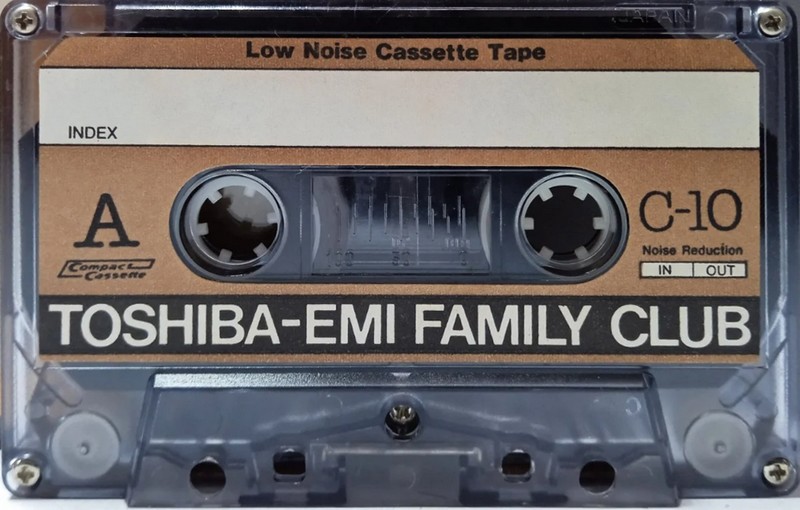 Compact Cassette Toshiba EMI 10 "Family Club" Type I Normal 1973 Japan