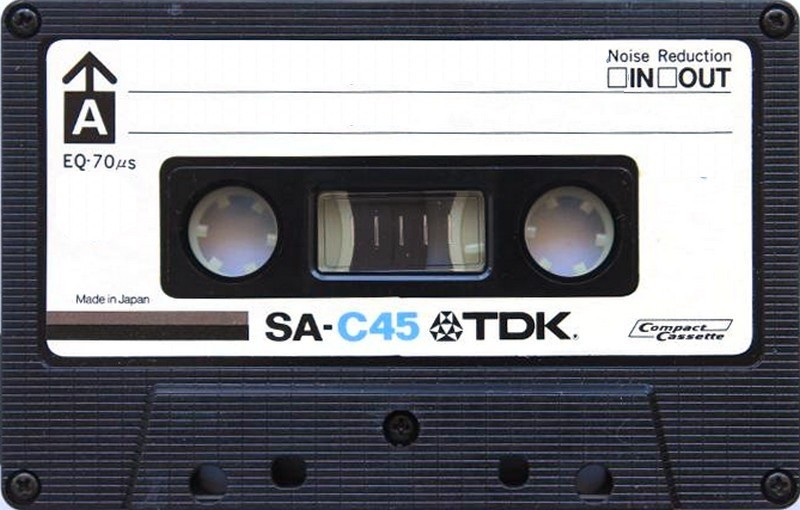 Compact Cassette TDK SA 45 Type II Chrome 1974 Japan