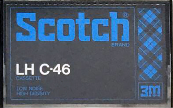 Compact Cassette Scotch LH 46 Type I Normal 1975 Japan