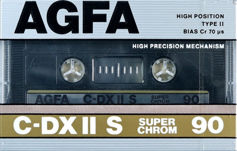 Compact Cassette: AGFA  - C-DX II S 90