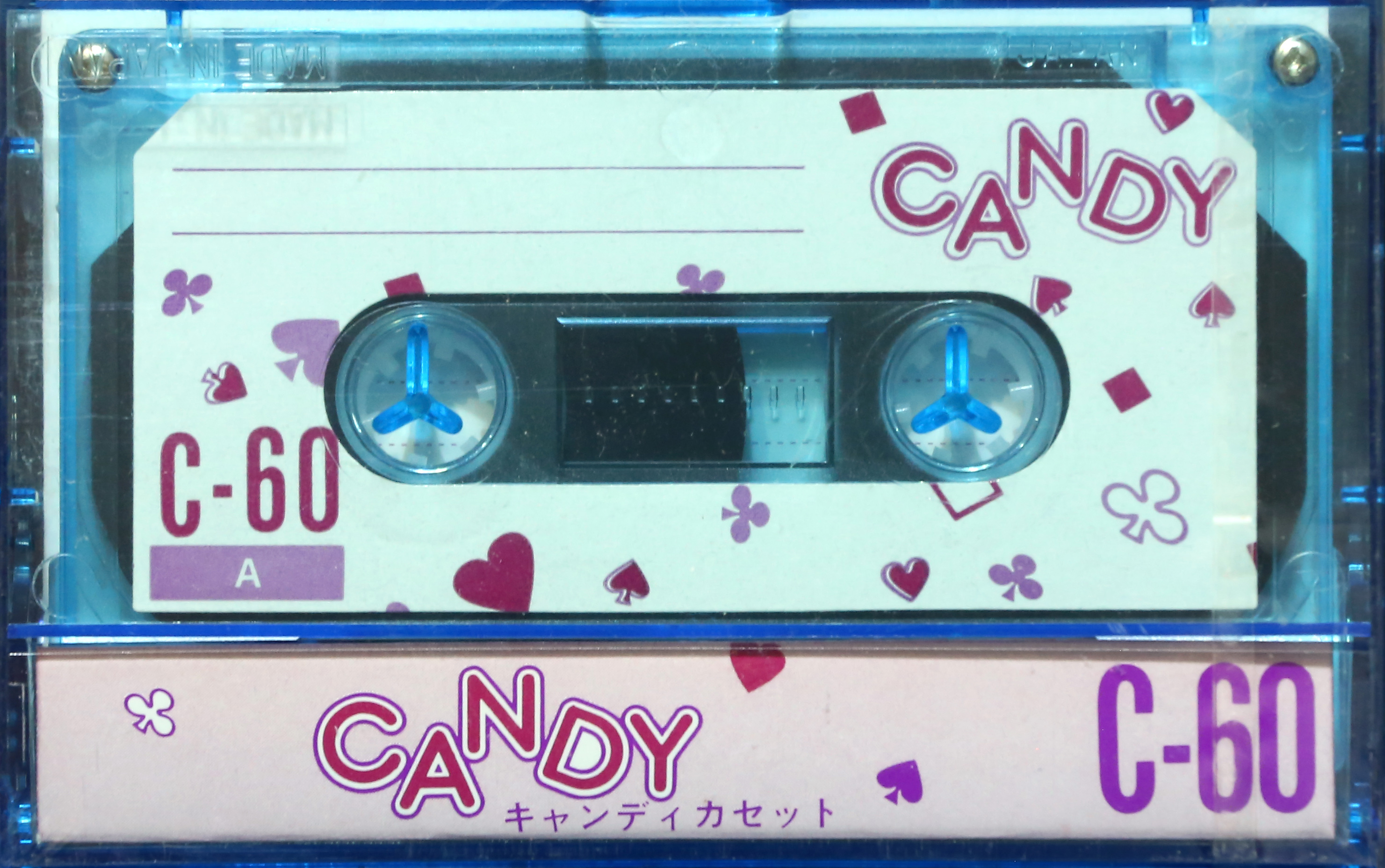 Compact Cassette CVS Candy 60 "Blue" Type I Normal Japan