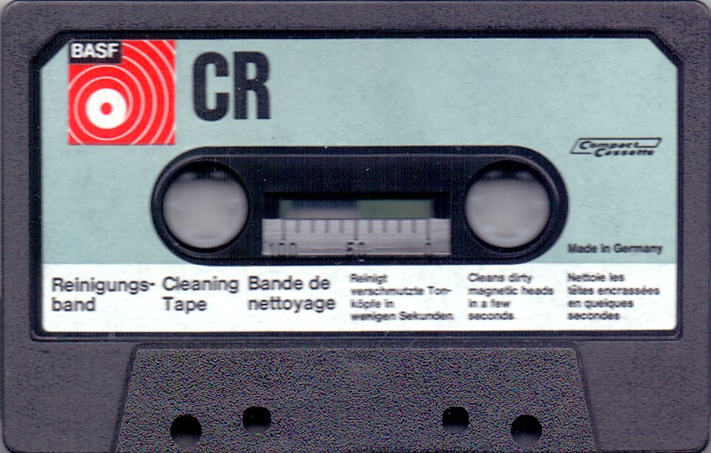 Compact Cassette BASF 10 "CR" Cleaning Cassette Europe
