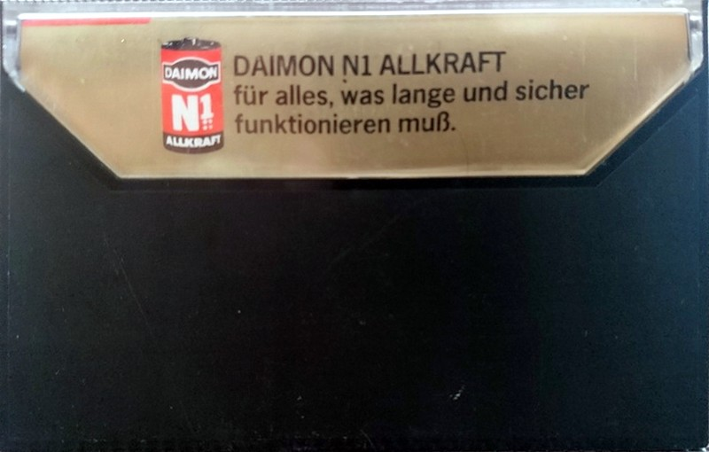 Compact Cassette Daimon 90 Type II Chrome 1977 Germany