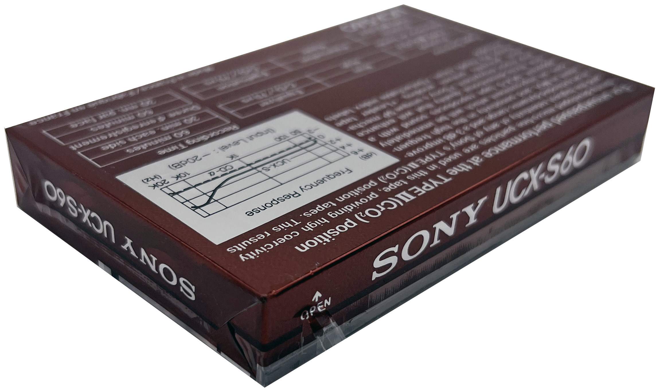 Compact Cassette Sony UCX-S 60 Type II Chrome 1982 Canada