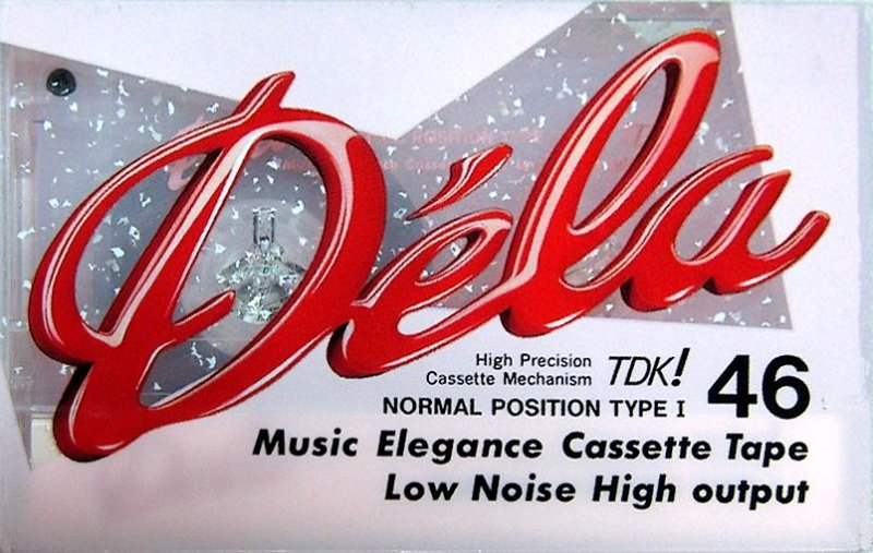 Compact Cassette TDK Dela 46 Type I Normal 1989 Japan