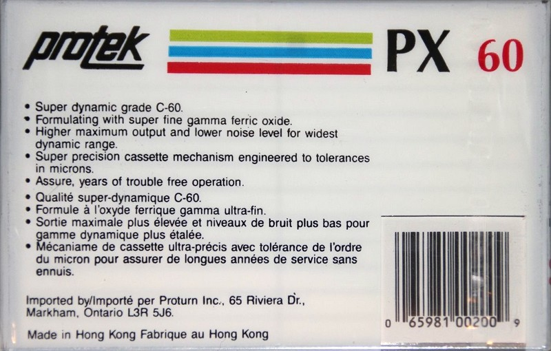 Compact Cassette:  Protek - PX 60