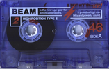 Compact Cassette TDK Beam 2 46 "BM2-46" Type II Chrome 1997 Japan