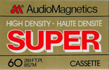 Compact Cassette Audio Magnetics Super 60 Type I Normal 1976 Canada