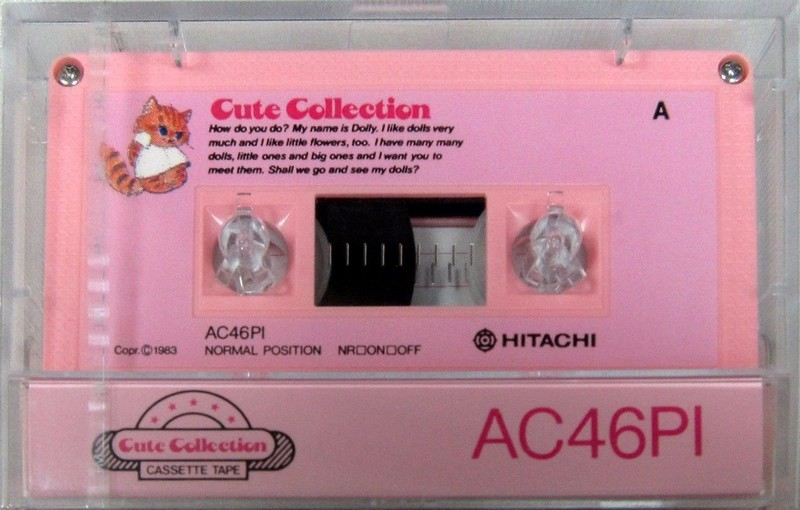 Compact Cassette Hitachi Cute Collection 46 "AC46PI" Type I Normal 1983 Japan