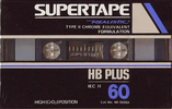 Compact Cassette SUPERTAPE HB Plus 60 "44-9226A" Type II Chrome 1992 Europe