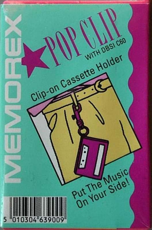 Compact Cassette Memorex dBS I 60 "Pop Clip" Type I Normal Europe
