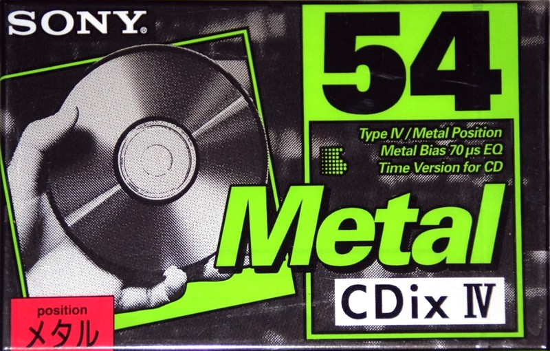 Compact Cassette: Sony  - CDit IV 54