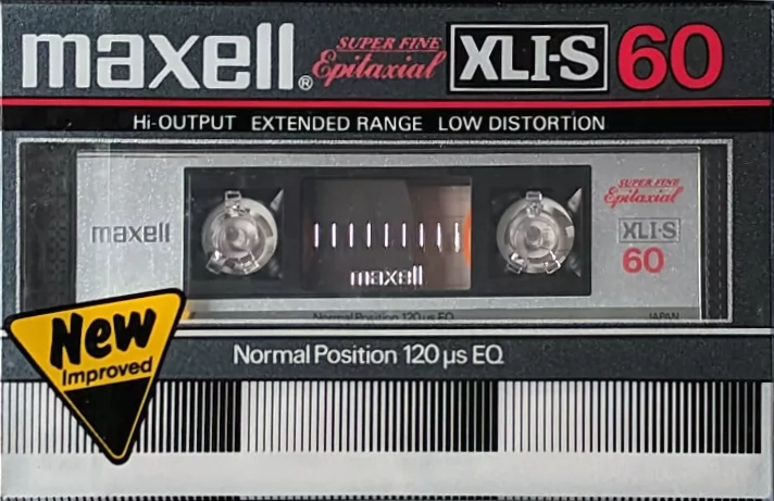 Compact Cassette Maxell XLI-S 60 Type I Normal 1982 Japan