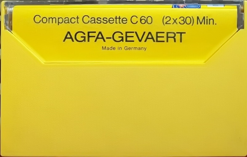 Compact Cassette AGFA 60 Type I Normal 1972 Germany