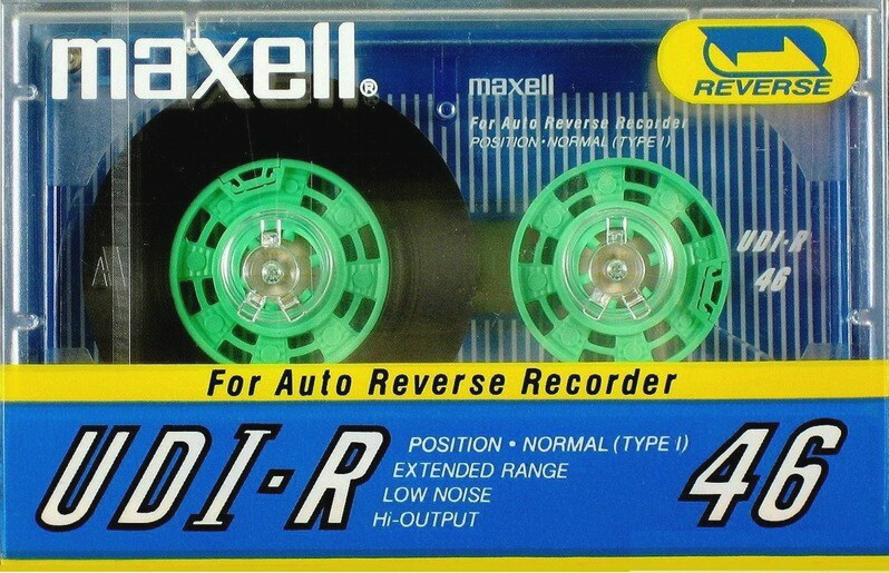 Compact Cassette Maxell UDI-R 46 Type I Normal 1985 Japan