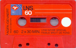 Compact Cassette AGFA LNS 60 Type I Normal 1975 Europe