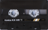 Compact Cassette Konica KX-HR 75 Type II Chrome 1987 Europe