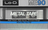 Compact Cassette Lo-D ME 90 Type IV Metal 1983 Japan
