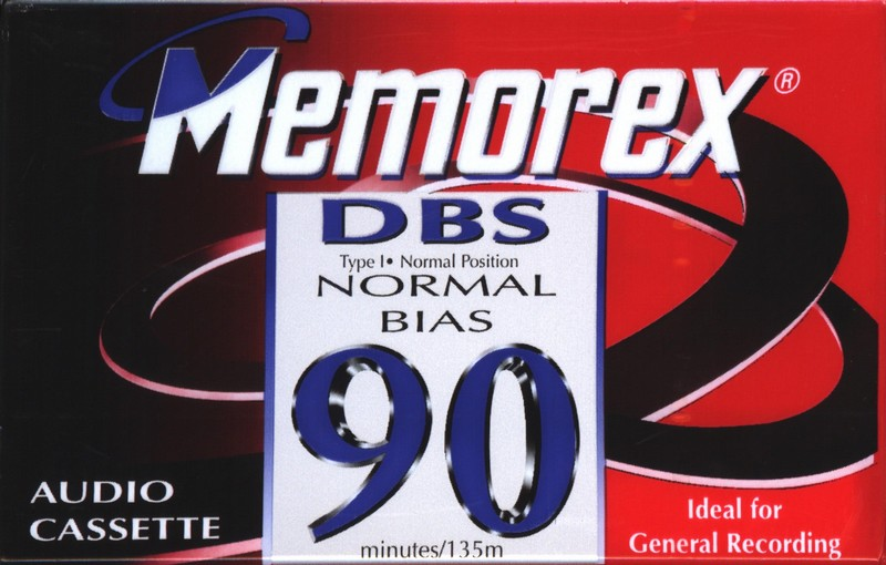 Compact Cassette Memorex dBS 90 Type I Normal 1997 North America