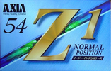 Compact Cassette AXIA Z1 54 Type I Normal 1995 Japan